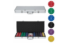 Набор для покера Russian Poker на 500 фишек - Уцененный Набор для покера Russian Poker на 500 фишек - Уцененный